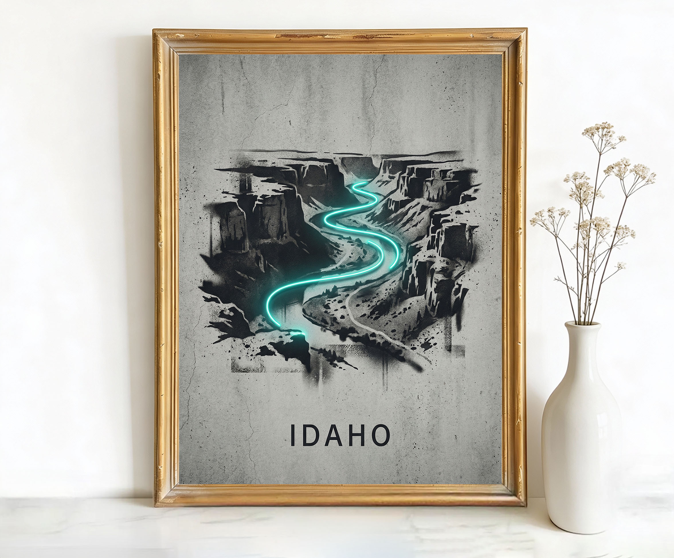 Idaho USA Snake River Art