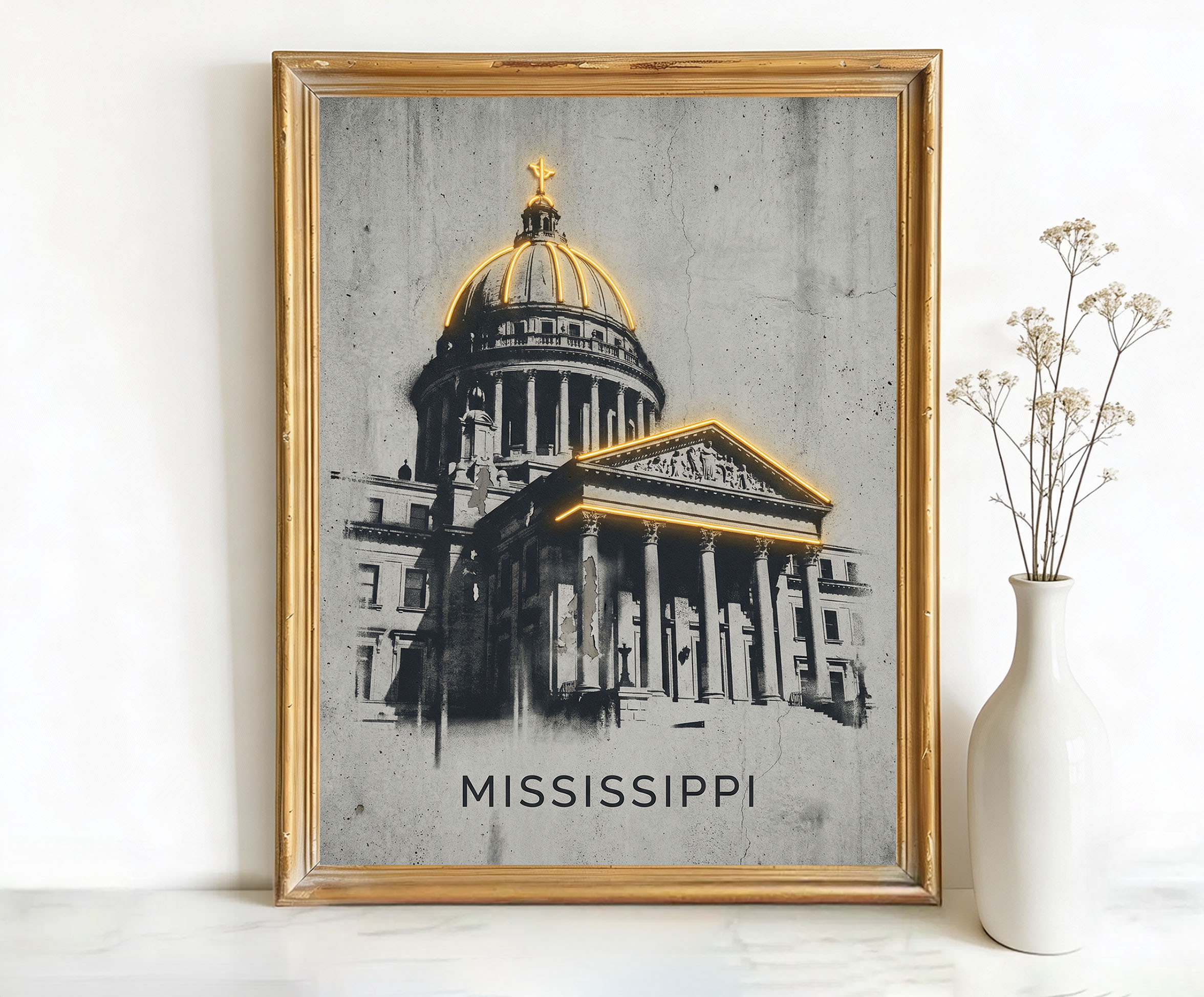 Mississippi State Capitol Building Art