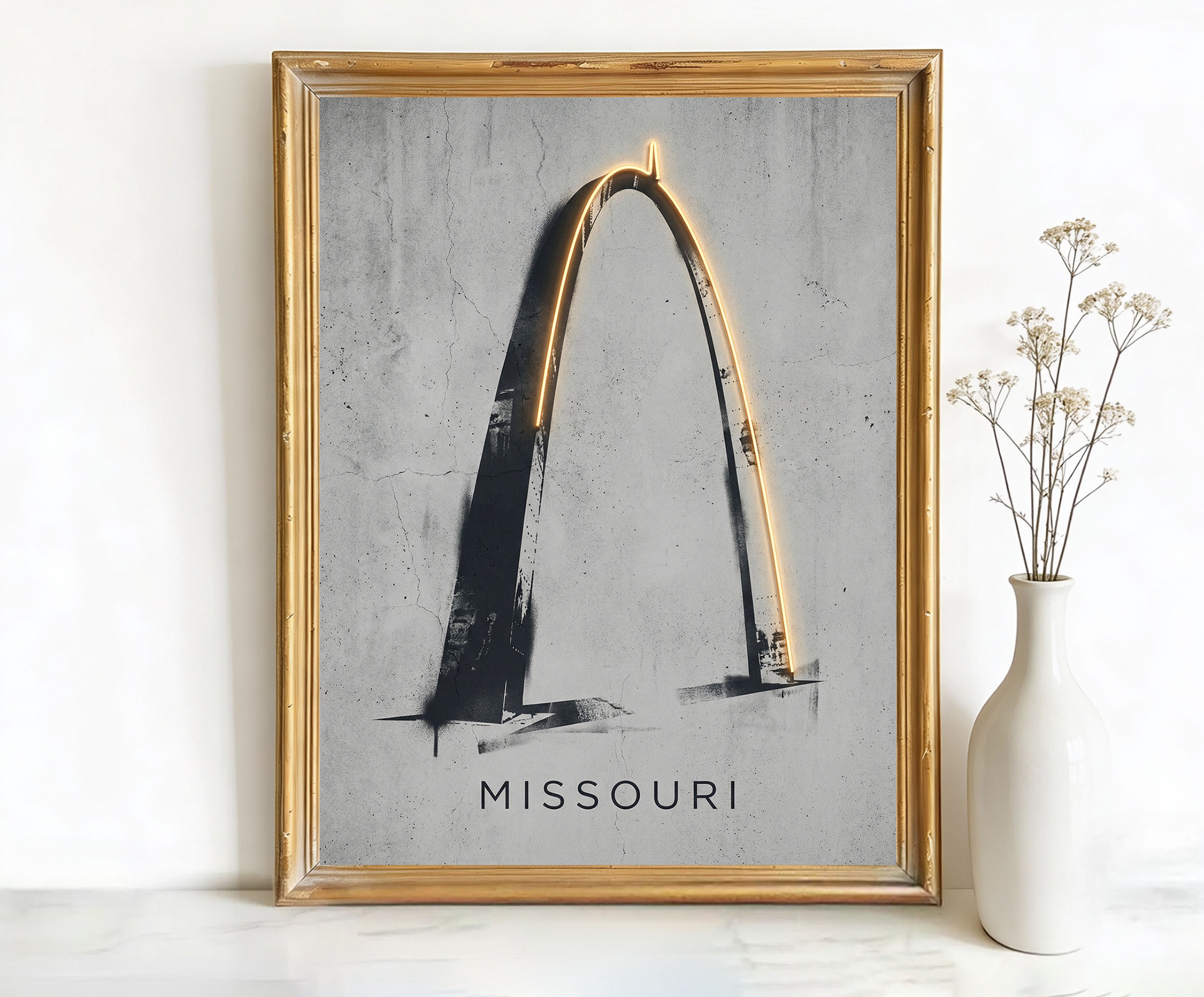 St. Louis Missouri Gateway Arch Art