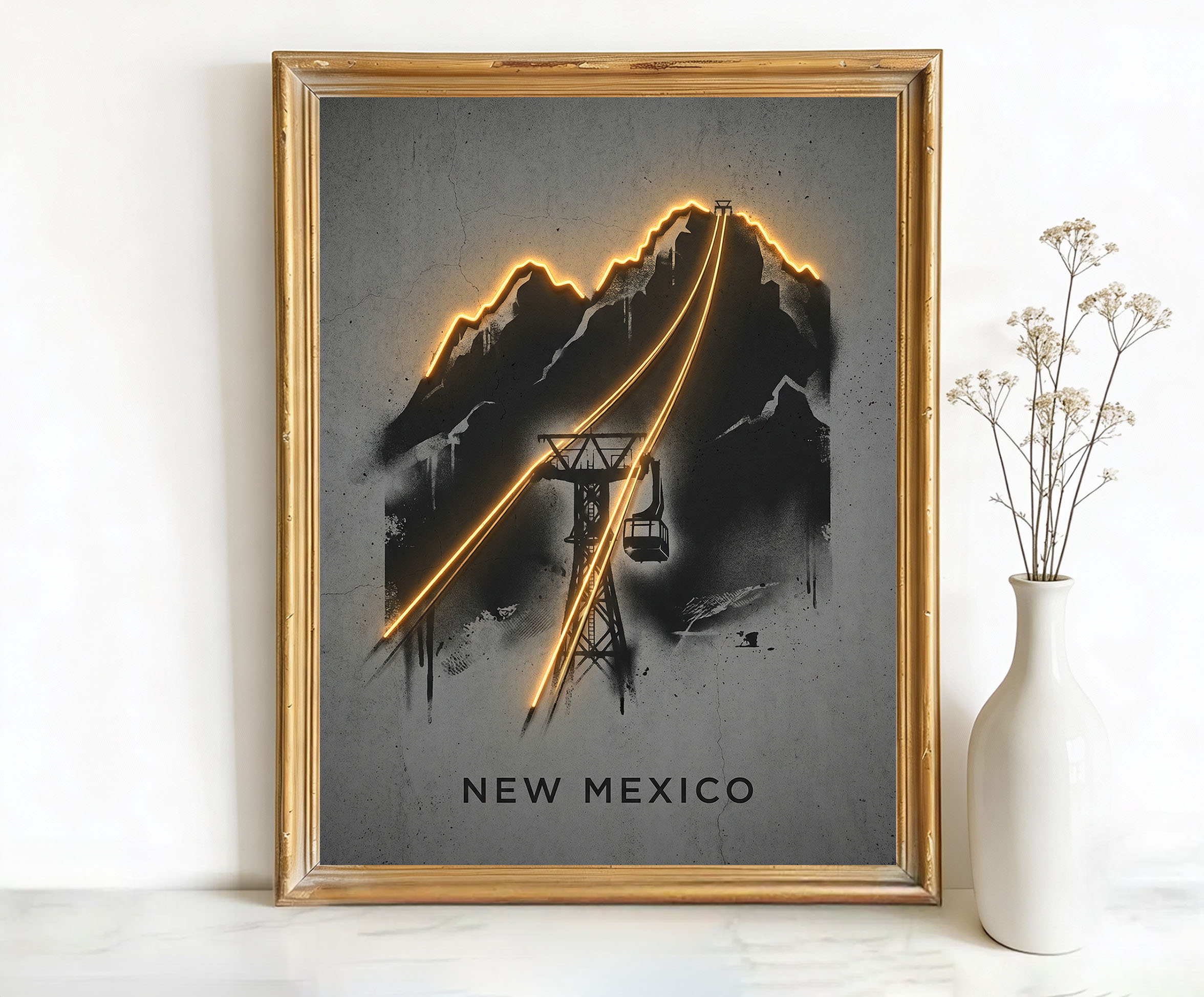 New Mexico USA Sandia Peak Tramway Art