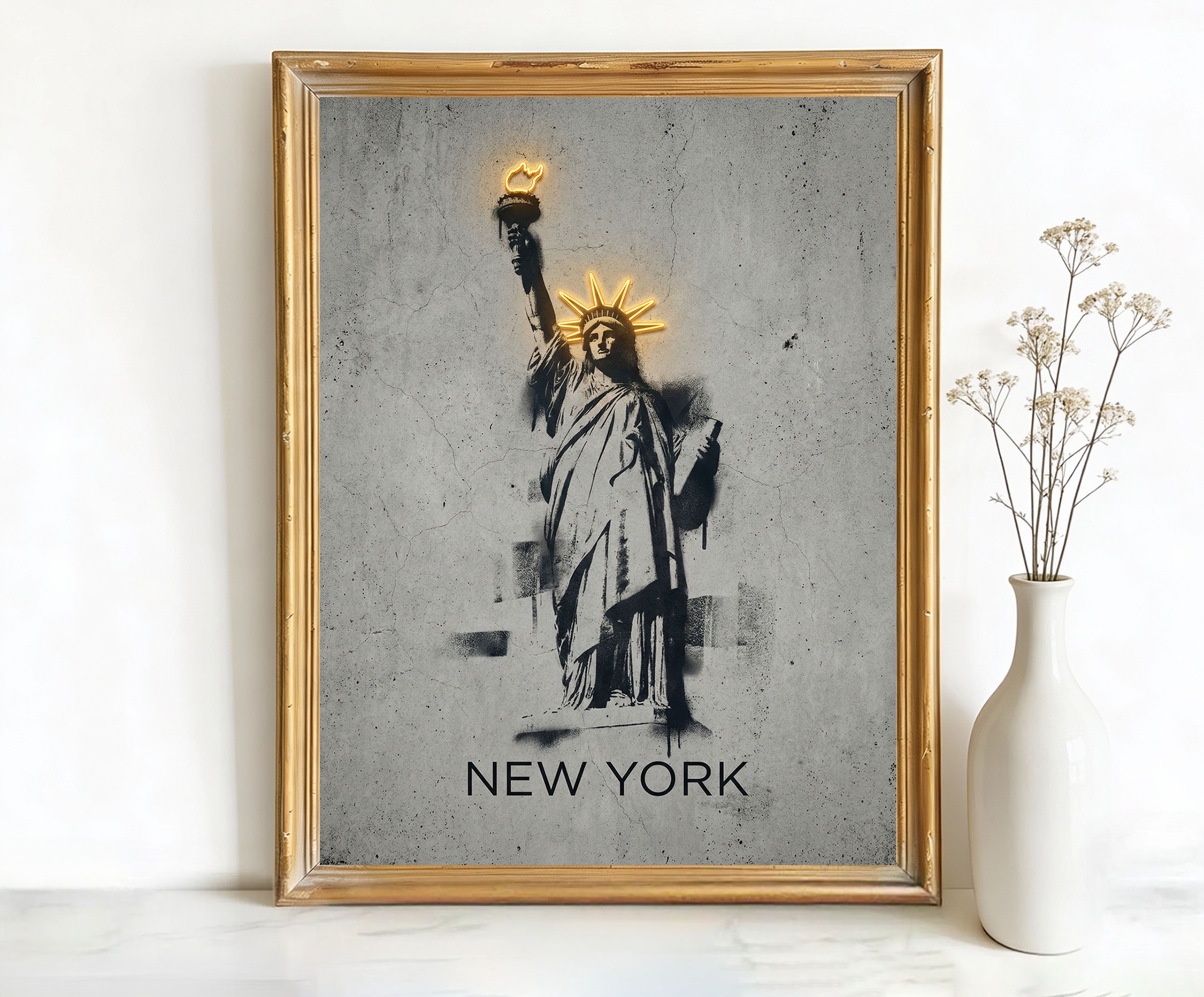 New York New USA Statue of Liberty Art