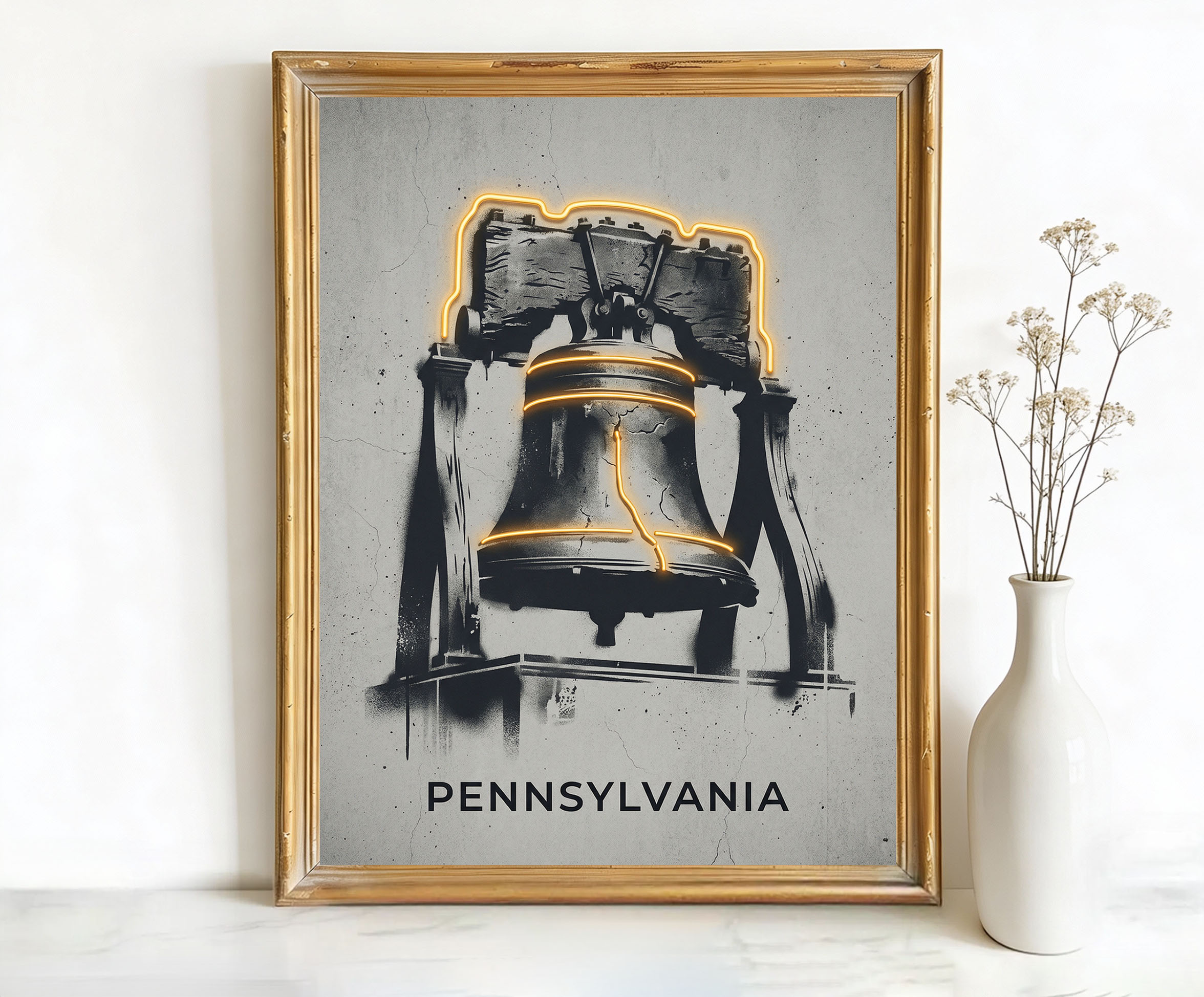 Philadelphia Pennsylvania Liberty Bell Art