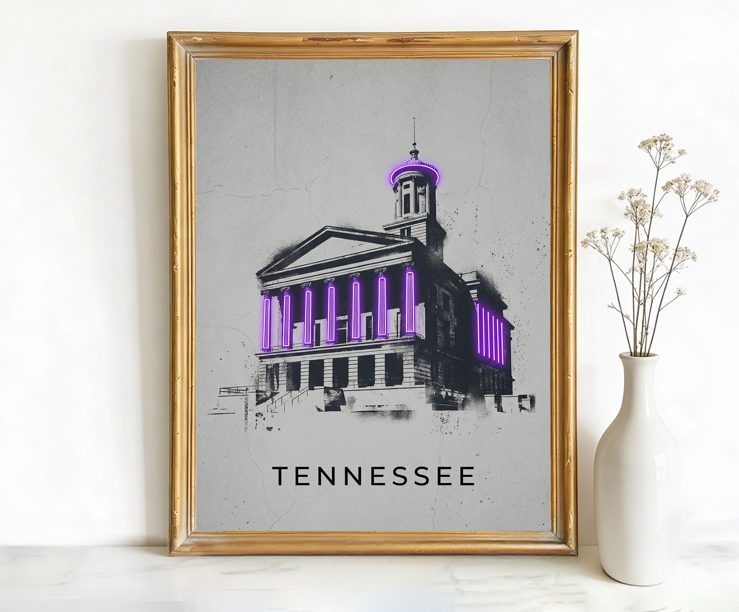Tennessee USA State Capitol Building Art