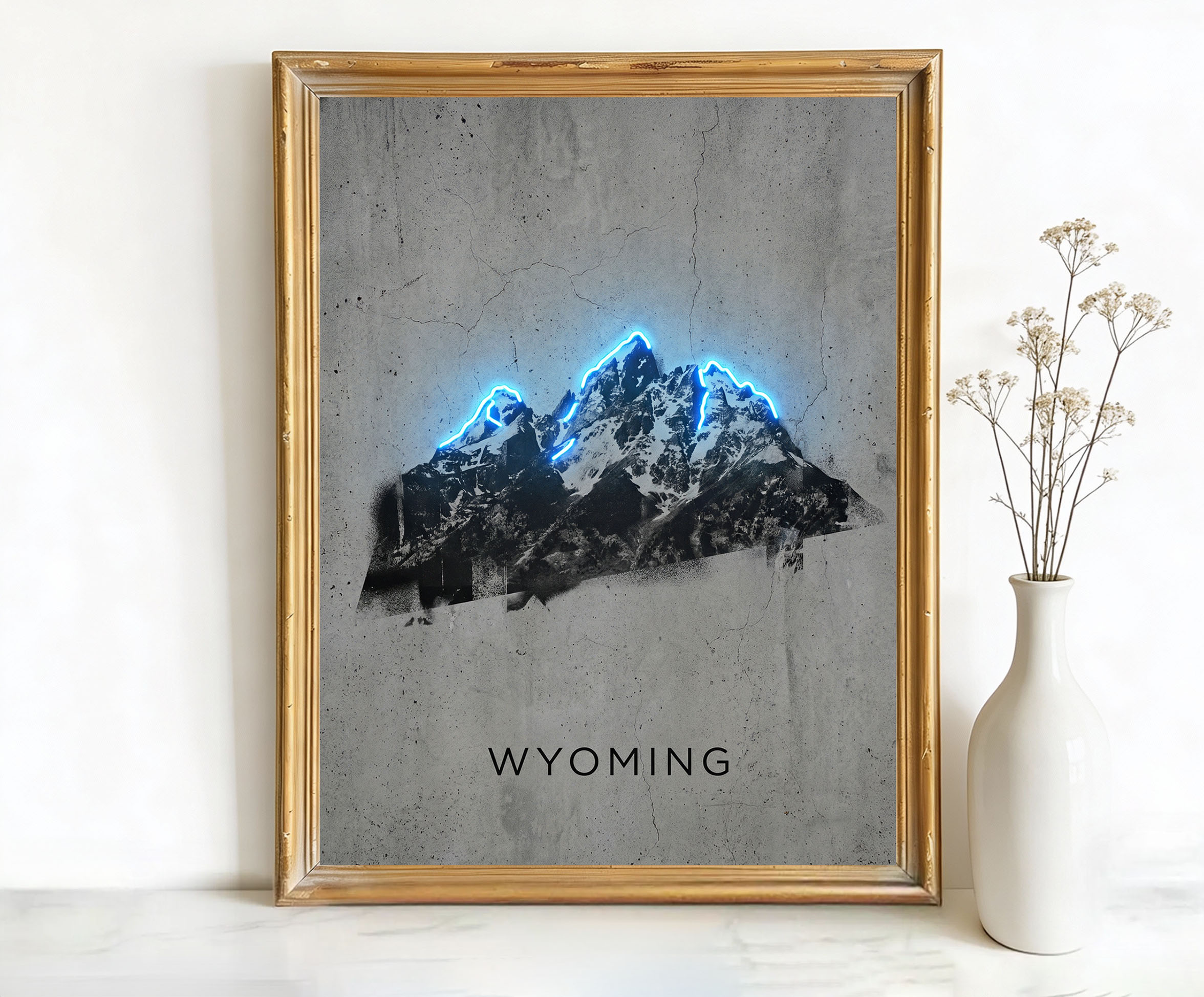 Wyoming USA Teton Range Art